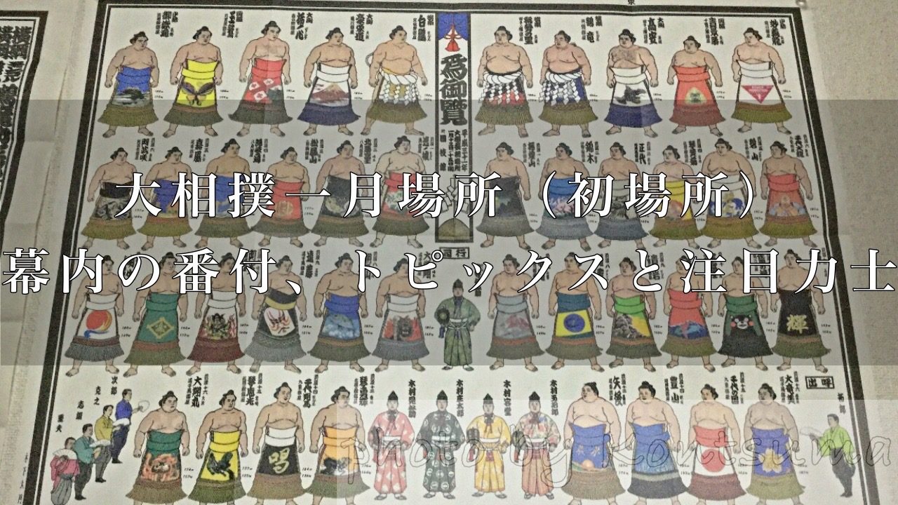 大相撲 初場所 番付 大相撲 新型コロナで初場所休場の幕下以下の力士 番付据え置き