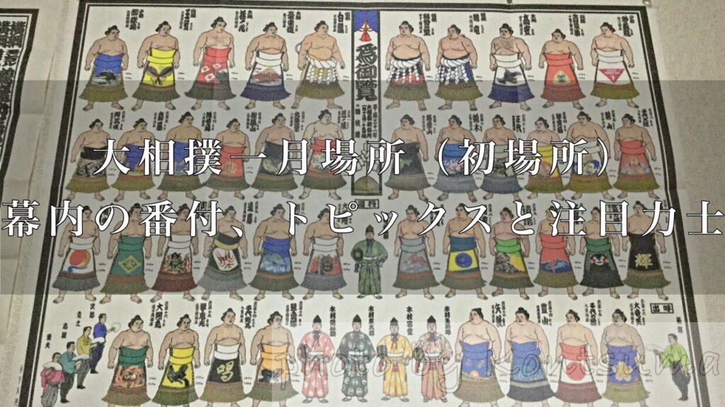 令和3年大相撲一月場所 初場所 幕内番付 トピックスと注目力士 好きです 大相撲 令和3年大相撲一月場所 初場所 幕内番付 トピックスと注目力士 好きです 大相撲